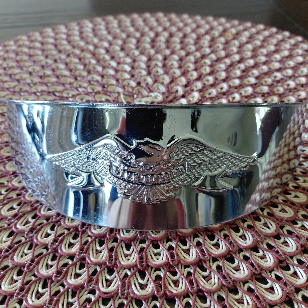 Silver Chrome Plated Motorcycle Headlight Visor